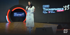 Read more about the article Each of us has to define our own way, Shradha Sharma tells entrepreneurs, as she kicks off first-ever Delhi edition of TechSparks