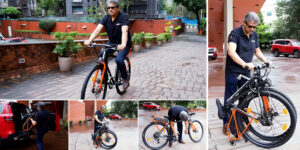 Read more about the article IIT Bombay Students Craft 'World's First' Foldable Diamond E-Bike; Anand Mahindra Takes it for a Spin