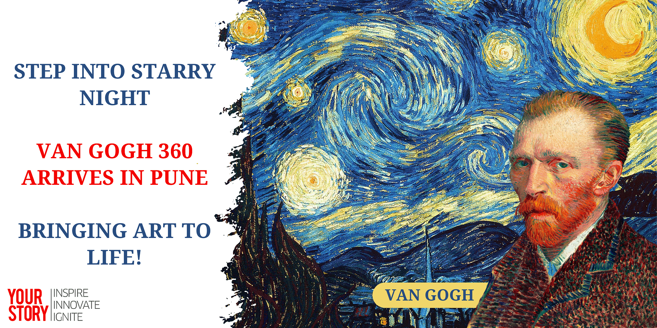 You are currently viewing Step into Starry Night: Van Gogh 360 Arrives in Pune, Bringing Art to Life!