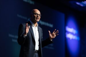 Read more about the article Microsoft CEO Nadella on AI LLM race: ‘We are waiting for competition to arrive’