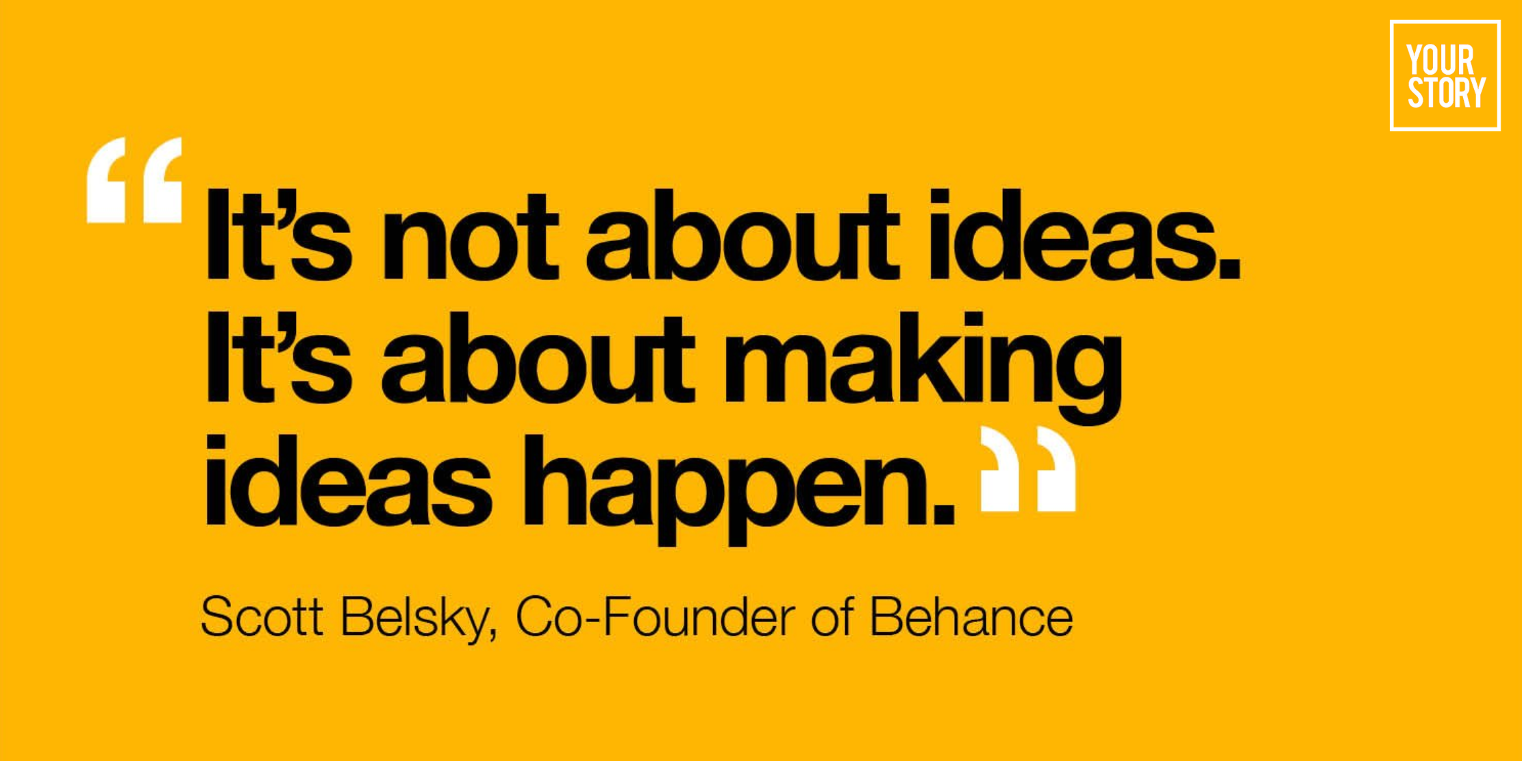 You are currently viewing It's not about ideas. It's about making ideas happen.