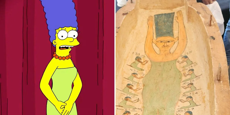 You are currently viewing D’oh! Ancient Egyptians Predicted Marge Simpson 3,500 Years Ago! Or Did They?