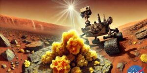 Read more about the article Yellow Crystals on the Red Planet: Curiosity Rover Gets Scientists Curious!