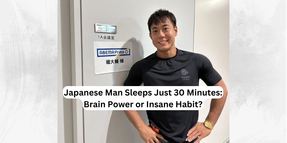 You are currently viewing Meet the Japanese man thriving on just 30 minutes of sleep