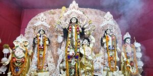 Read more about the article Divine design: Community and creativity on spectacular display at Kolkata’s Durga Puja celebrations