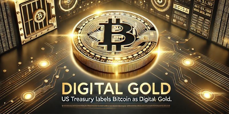 You are currently viewing US Treasury Declares Bitcoin as ‘Digital Gold’: A New Era in Financial Evolution”