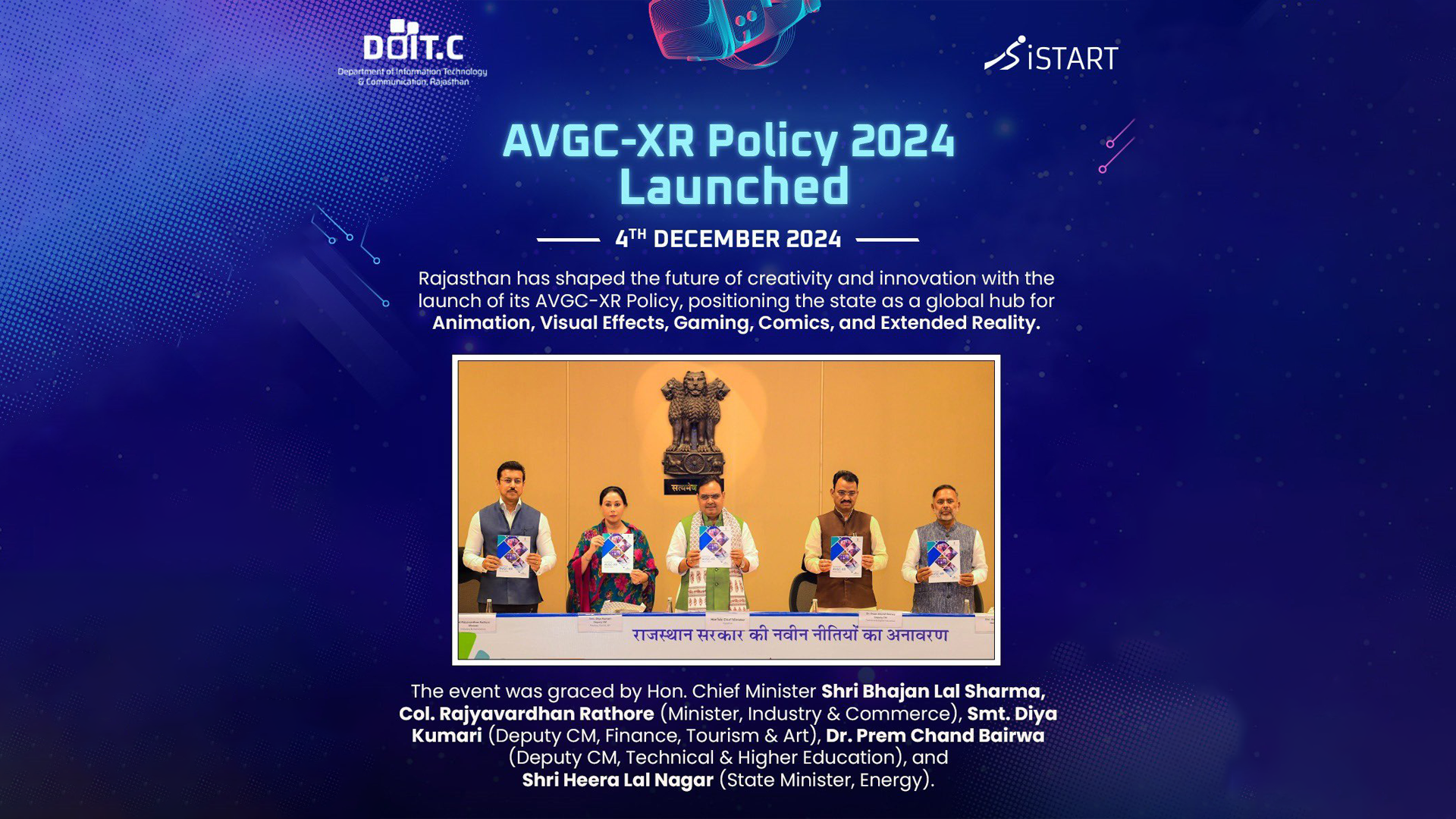 You are currently viewing Rajasthan takes a bold leap into the future with AVGC-XR policy