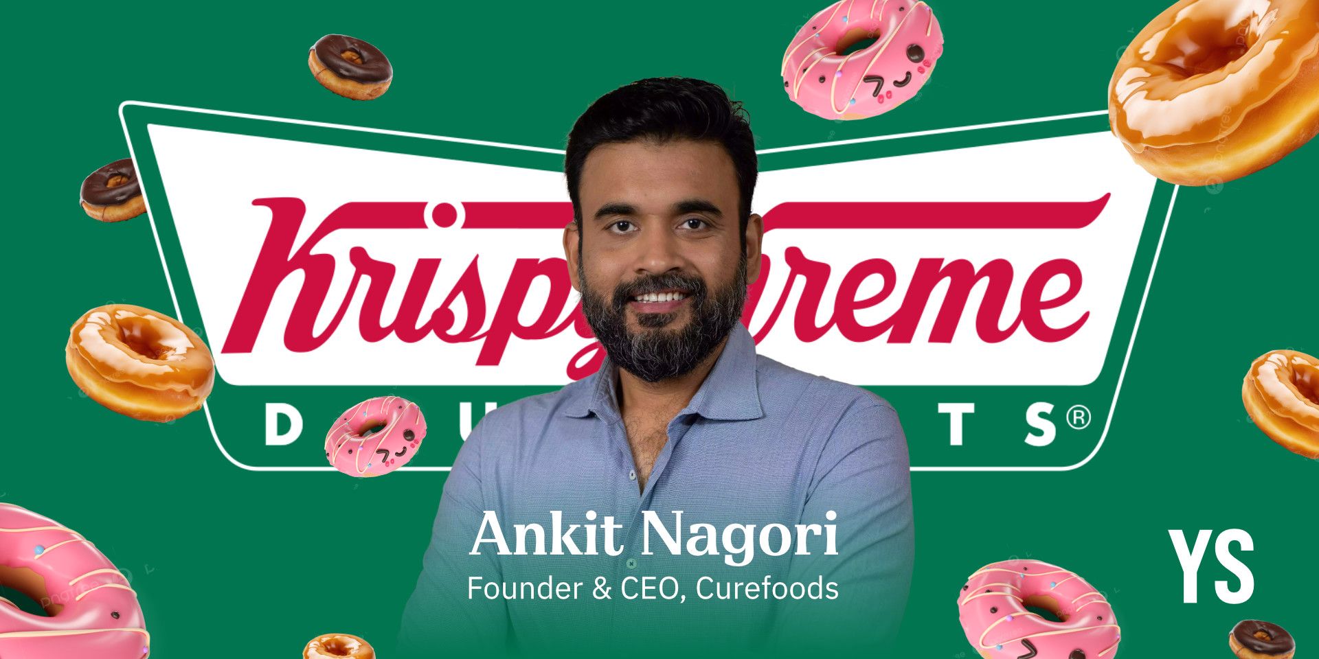 You are currently viewing Curefoods acquires Krispy Kreme, expands its footprint in India