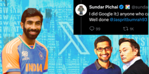 Read more about the article Elon Musk and Sundar Pichai React to Jasprit Bumrah’s ‘Google It’ Comeback